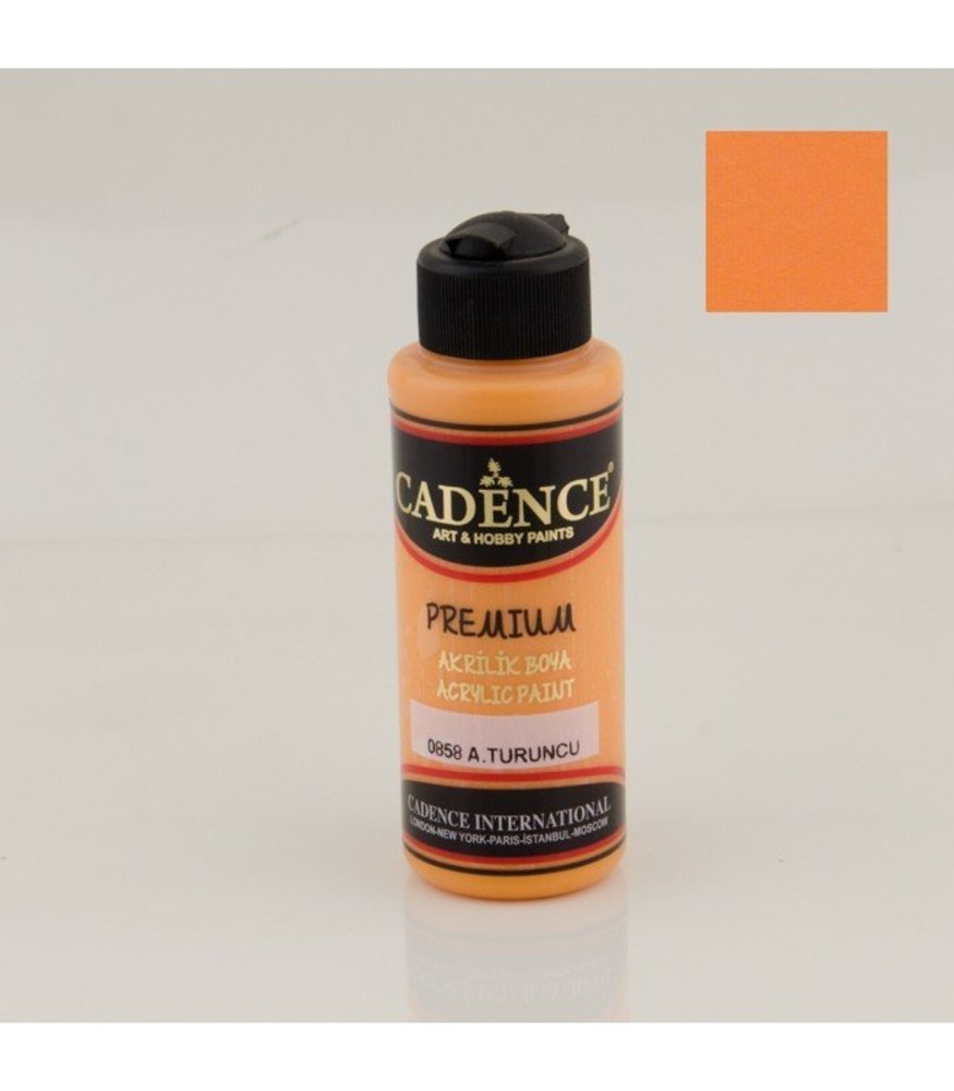 Cadence Akrilik Boya 0858 A.Turuncu Ahşap Boyası 120ML