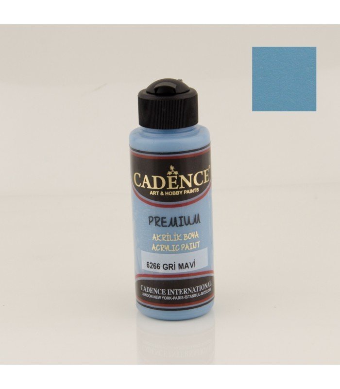 Cadence Akrilik Boya 6266 Gri Mavi Ahşap Boyası 120ML