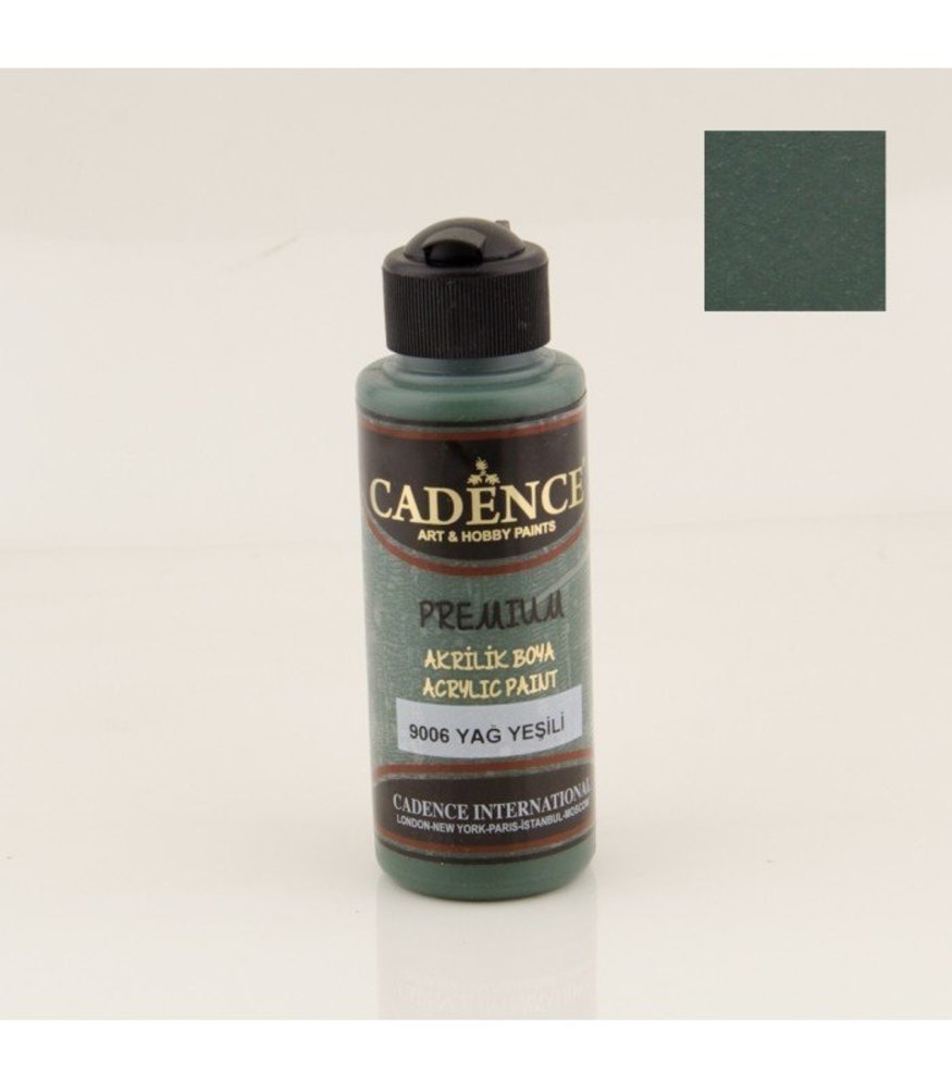 Cadence Akrilik Boya 9006 Yağ Yeşili Ahşap Boyası 120ML