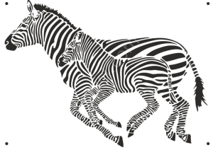 Karışık Desenler Stencil Şablon HD-084 (25x35) Boyutlu