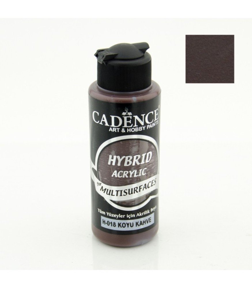 Cadence Hibrit Multisurface Boya H018 Koyu Kahve 120ML