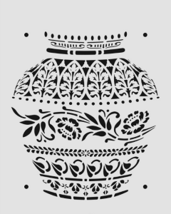 Boyutlu Desen Stencil Şablon (25x35) BY-052B