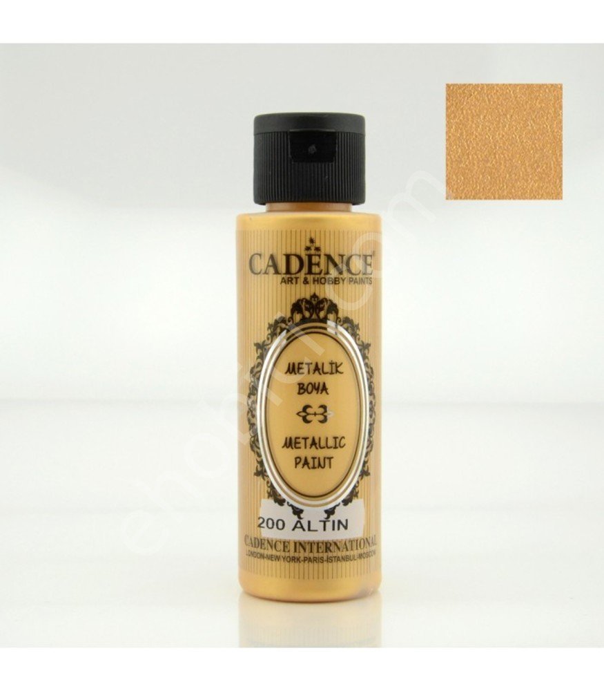 Cadence Metalik Boya - 200 Altın 70ML