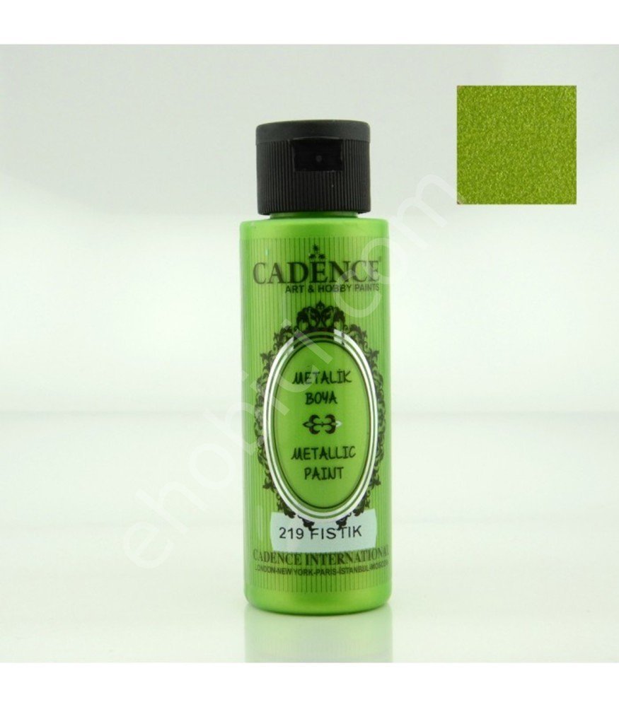 Cadence Metalik Boya - 219 Fıstık Yeşili 70ML