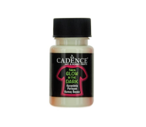 Cadence Gece Parlayan Kumaş Boya - Naturel Yeşil - Glow in Dark 50ml