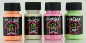 Cadence Gece Parlayan Kumaş Boya - Naturel Yeşil - Glow in Dark 50ml