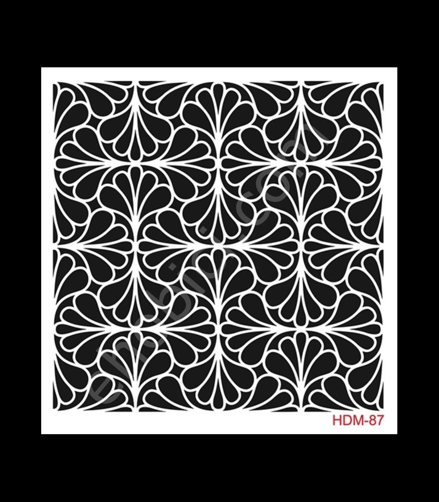 HDM87 Cadence Home Dekor Stencil 25x25