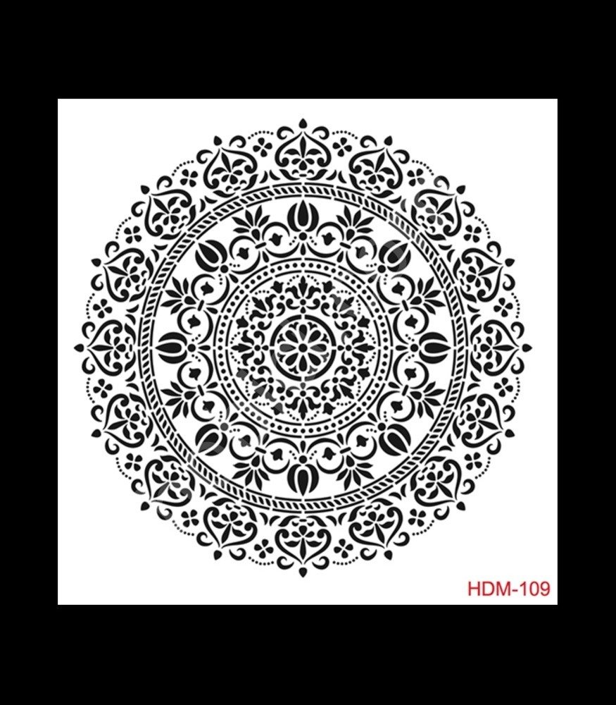 HDM109 Cadence Home Dekor Stencil 25x25