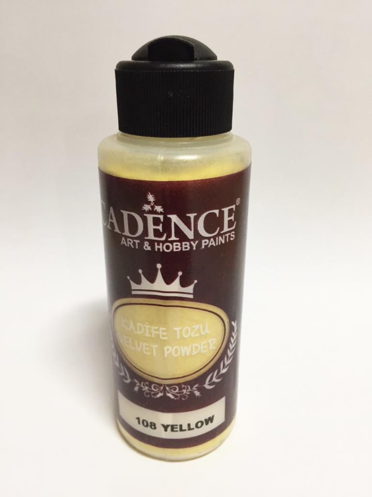 Cadence Velvet Kadife Tozu 120ml 108 Sarı