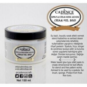 Cadence Boyutlu Krem Varak Mixion 150ML (Foil Bond)